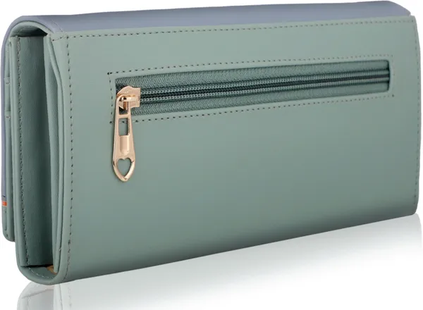 Light_Green_Envolap_Closure_Wallet_For_Casual_And_Party_Events