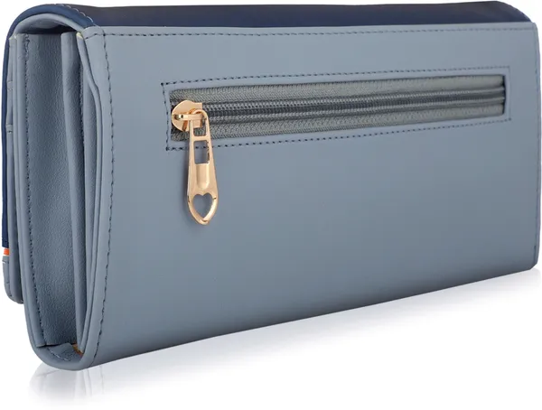 Blue_Synthetic_Leather_Envelope_Clutch_Wallet_For_Casual,_Party,_Formal,_And_Sports