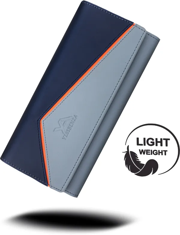 Blue_Synthetic_Leather_Envelope_Clutch_Wallet_For_Casual,_Party,_Formal,_And_Sports