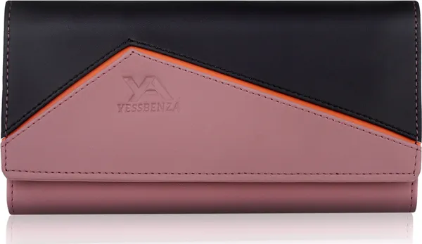 Peach_Synthetic_Envelope_Clutch_Casual_Party_Formal_Sports_Wallet