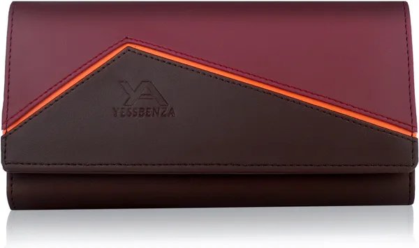 Brown_Synthetic_Leather_Hand_Clutch_Wallet_Purse_For_Casual,_Party,_Formal