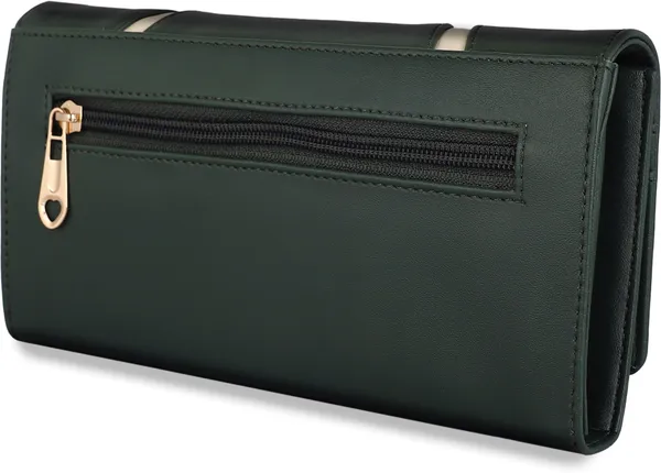 Green_Handcrafted_Synthetic_Leather_Ladies_Envelope_Clutch_Bag_With_Flaps