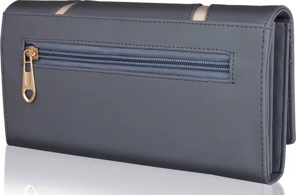Grey_Casual_Party_Hand_Clutch_Synthetic_Leather_Envelop_Closure_Handbag