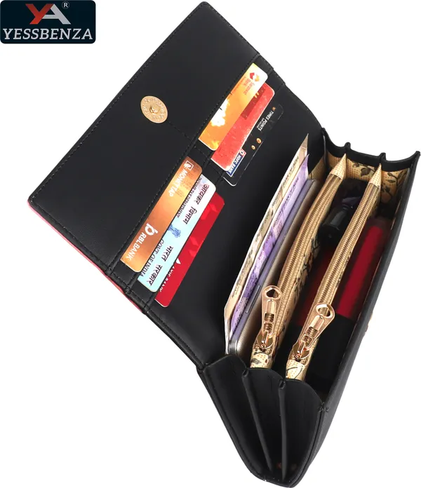 Black_Synthetic_Leather_Ladies_Clutch_Handbags_For_Casual,_Party,_Formal_Occasions
