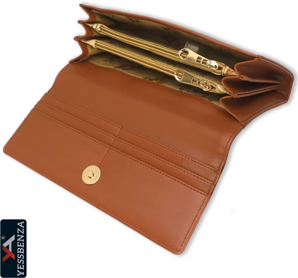 Tan_Handbags:_Ladies_Casual_Pu_Envelope_Clutch_Bag