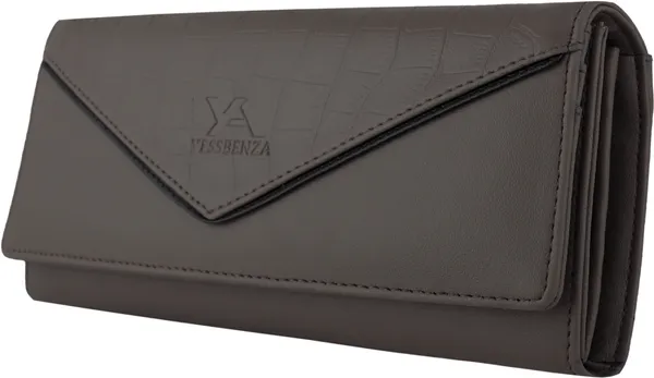 Trendy_Grey_Solid_Faux-Leather_Magnetic_Button_Clutch_Bag_For_Women