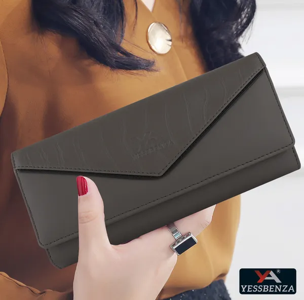 Trendy_Grey_Solid_Faux-Leather_Magnetic_Button_Clutch_Bag_For_Women