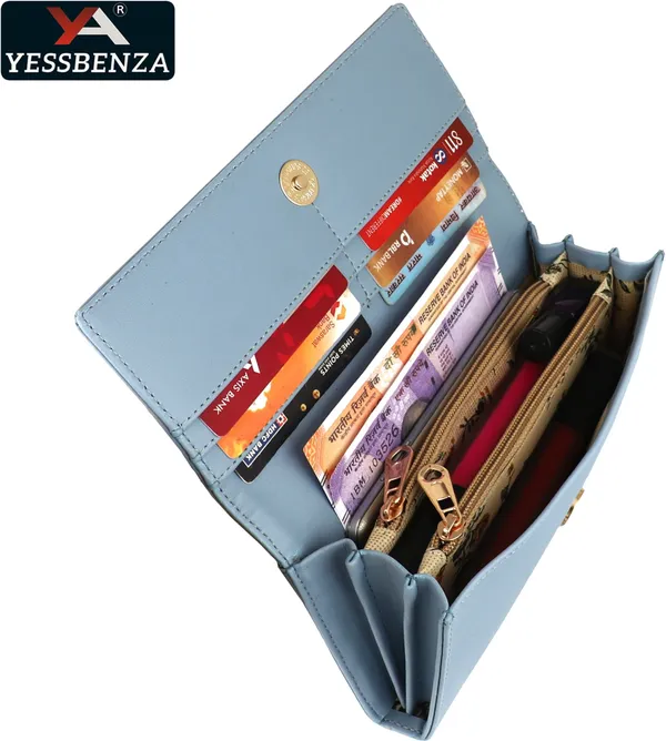 Blue_Solid_Faux-Leather_Magnetic_Button_Women_Handclutches_Casual_Bag