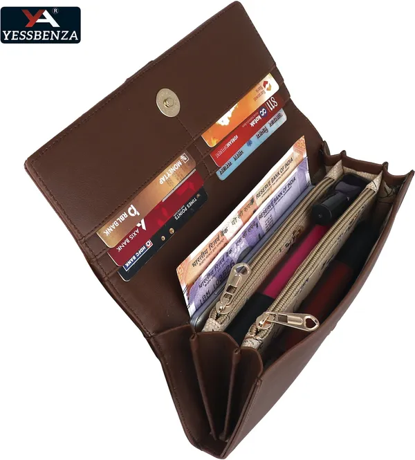 Brown_Solid_Faux-Leather_Casual_Magnetic_Button_Clutch_Bag_For_Women