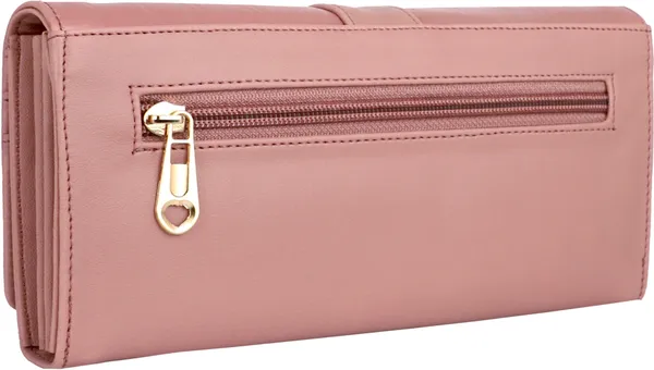 Peach_Solid_Synthetic_Synthetic_Cotton_Fabric_Magnetic_Button_Envelope_Clutch_Bag