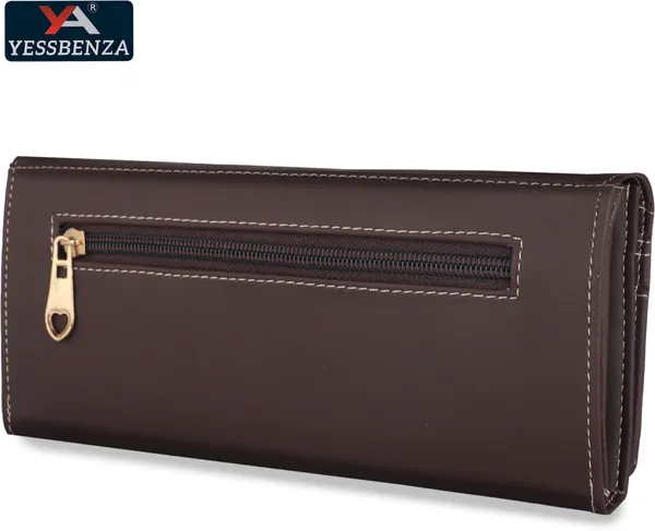 Brown_Women'S_Synthetic_Leather_Envelope_Clutch_Bag_For_Casual_To_Formal