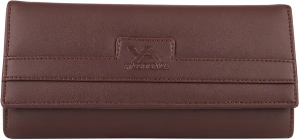Brown_Casual_Synthetic_Magnetic_Closure_Envolap_Clutch_Wallet