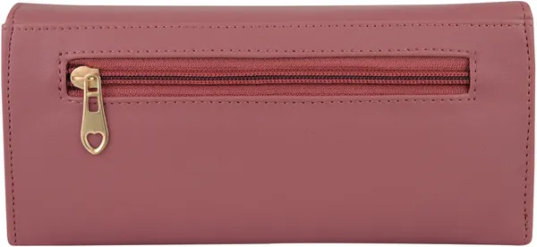 Peach_Synthetic_Cotton_Blend_Magnetic_Closure_Envolap_Clutch_Bag_For_Women