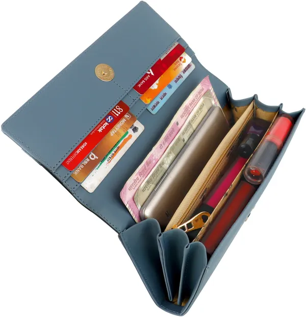 Blue_Casual_Formal_Synthetic_Fabric_Magnetic_Closure_Flap-Fold_Clutch_Bag
