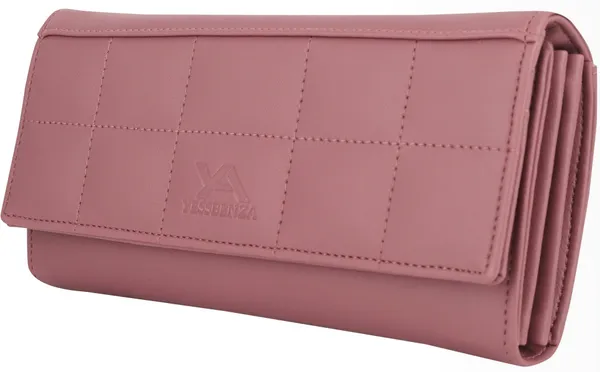 Peach_Handcrafted_Synthetic_Leather_Handclutches_For_Women_Casual_Party_Formal_Sports