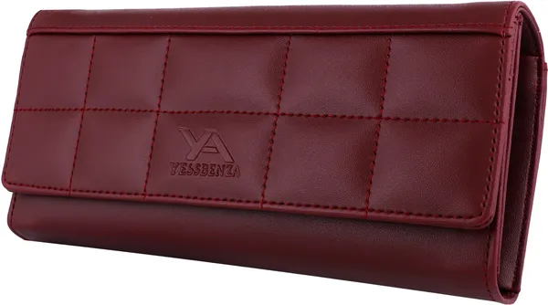 Maroon_Hand_Wallets_For_Women,_Casual_To_Formal,_Magnetic_Snap