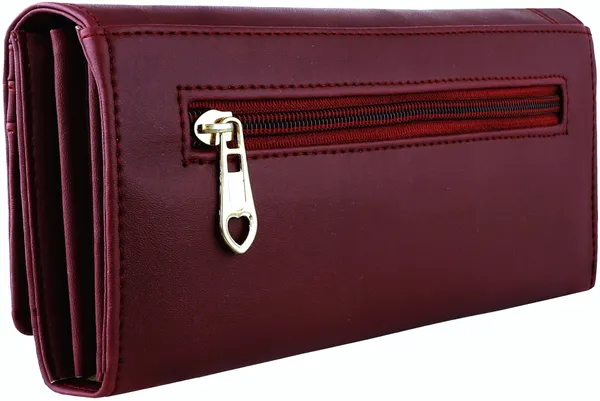 Maroon_Hand_Wallets_For_Women,_Casual_To_Formal,_Magnetic_Snap