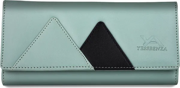 Light_Green_Artificial_Leather_Wallet_For_Women_And_Girls