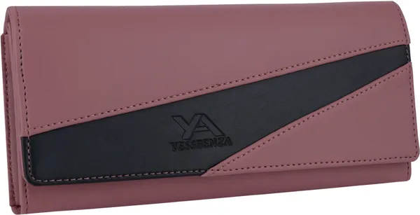 Peach_Colorblock_Artificial_Leather_Envelope_Closure_Casual_Clutch_Bag