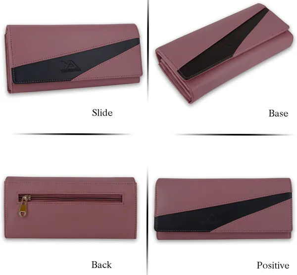 Peach_Colorblock_Artificial_Leather_Envelope_Closure_Casual_Clutch_Bag