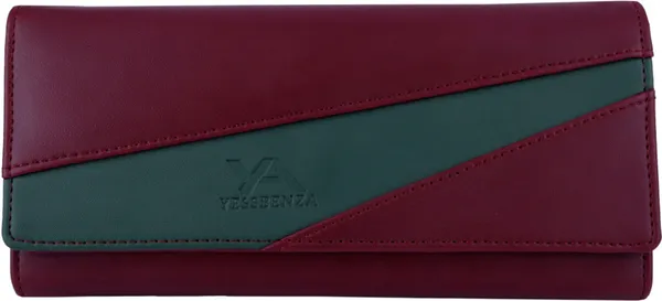 Maroon_Artificial_Leather_Two-Fold_Flaps_Magnetic_Envelap_Closure_Casual_Clutch_Bag_Website