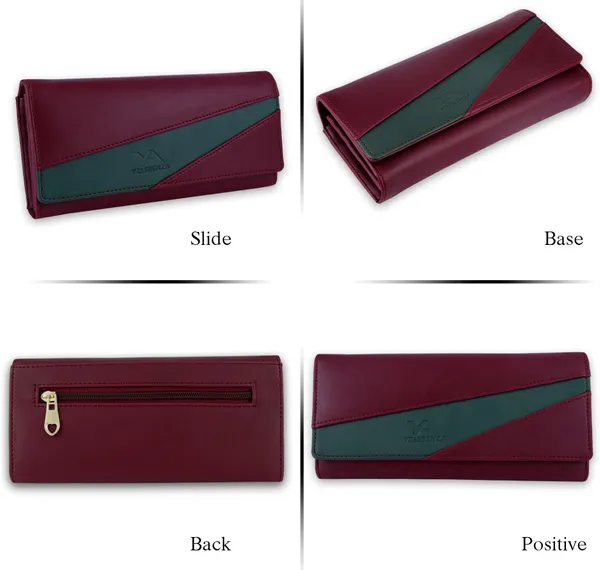 Maroon_Artificial_Leather_Two-Fold_Flaps_Magnetic_Envelap_Closure_Casual_Clutch_Bag_Website