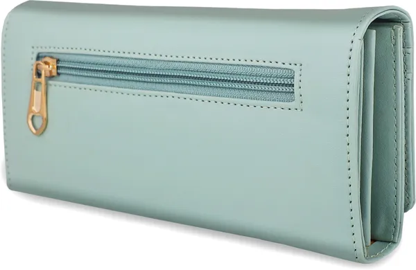 Light_Green_Casual_Artificial_Leather_Envelap_Closure_Clutch_Bag:_Colorblocked