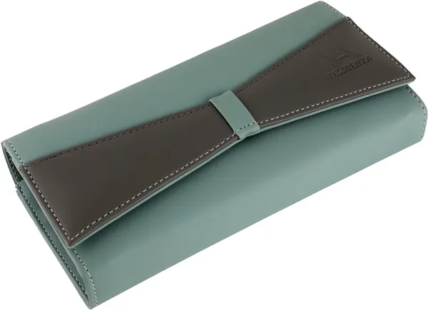 Light_Green_Quality_Synthetic_Faux-Leather_Envelop_Flap-Fold_Clutch_Bag_For_Every_Occasion
