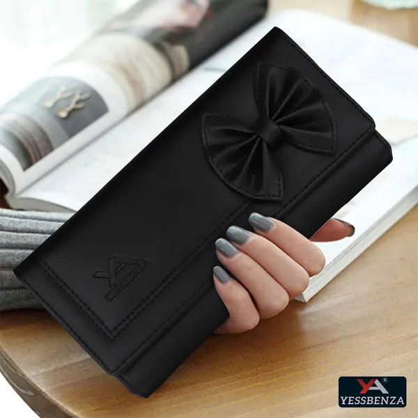 Gorgeous_Black_Faux-Leather_Women_Clutches_Envelop_Flap-Fold_Handbags