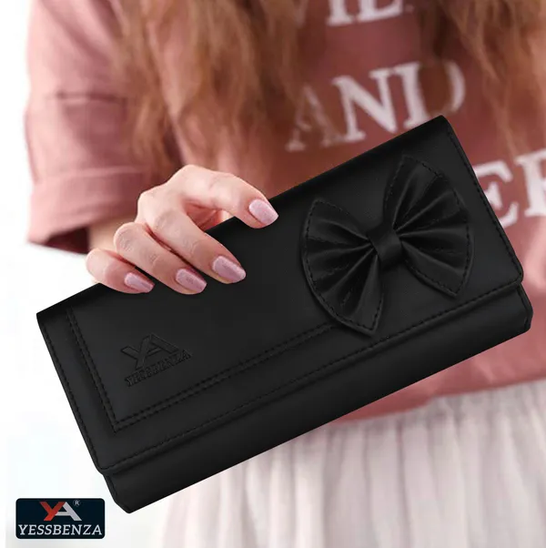 Gorgeous_Black_Faux-Leather_Women_Clutches_Envelop_Flap-Fold_Handbags