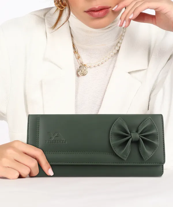 Green_Quality_Women_Handbags_Faux-Leather_Envelop_Flap-Fold_Clutch