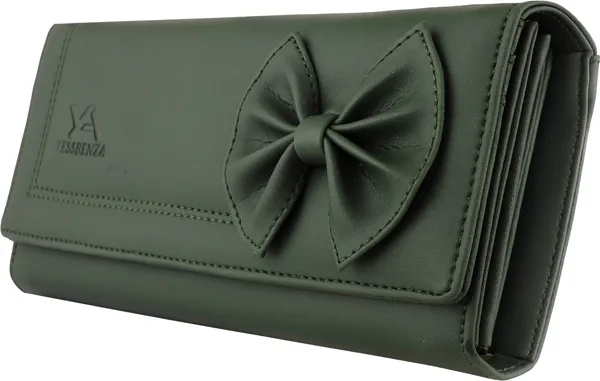 Green_Quality_Women_Handbags_Faux-Leather_Envelop_Flap-Fold_Clutch