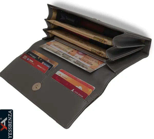 Grey_Women'S_Handbags_Clutches_Casual_To_Formal_Faux-Leather