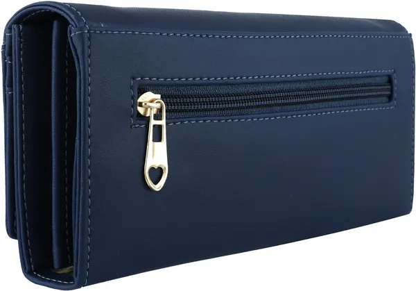 Blue_Faux-Leather_Casual_Magnetic_Closure_Womens_Clutch_Wallet_Purse