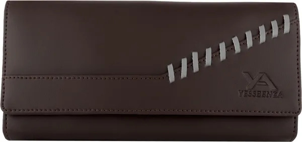 Brown_Faux-Leather_Clutch_Wallet_Purse_For_Women_And_Girls