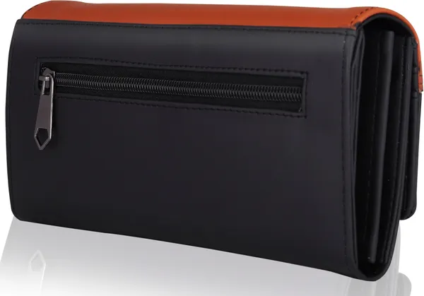 Lavender_Casual_Ladies_Synthetic_Leather_Magnetic_Closure_Fold_Clutch_Hand_Bag