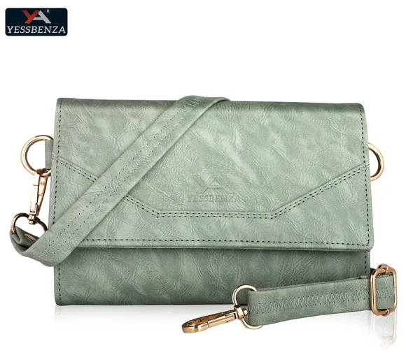 Light_Green_Faux_leather_Sling_Bag_for_Womens_&_Girls