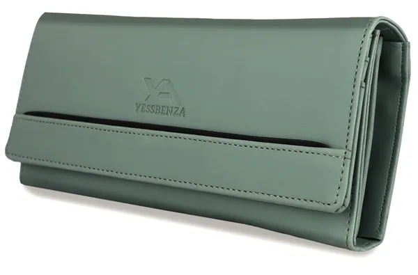 Light_Green_Synthetic_Handcrafted_Envelope_Closure_Hand_Clutch_Bag_For_Ladies