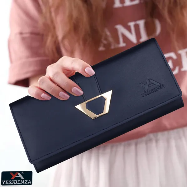Blue_Synthetic_Leather_Handcrafted_Clutch_Purses_For_Women_And_Girls
