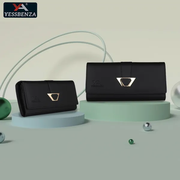 Black_Handcrafted_Faux-Leather_Envelop_Flap-Fold_Clutch_Bag_For_Women