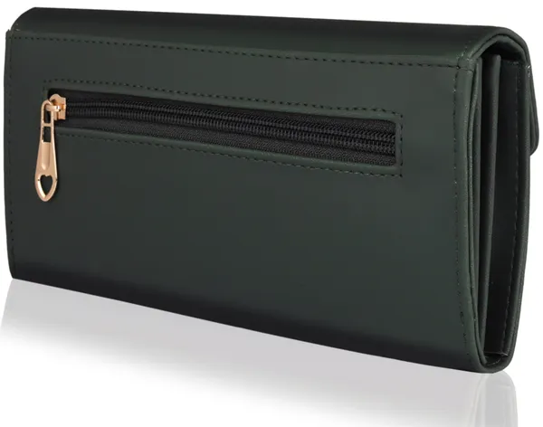 Green_Quality_Y_Twist_Lock_Clutch_Wallet_Faux-Leather_Envelope_Casual_Bag