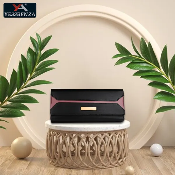 Black_Synthetic_Leather_Ladies_Clutch_Handbags_For_Casual,_Party,_Formal_Occasions