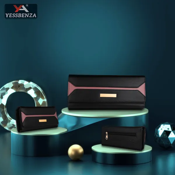 Black_Synthetic_Leather_Ladies_Clutch_Handbags_For_Casual,_Party,_Formal_Occasions
