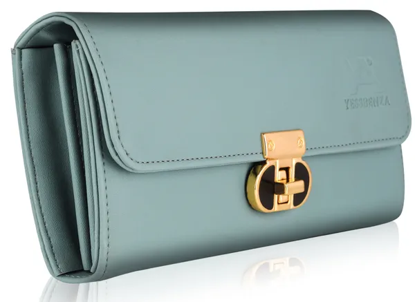 Light_Green_Ladies_Hand_Clutch_Hand_Wallet_Casual_Party_Formal_Sports