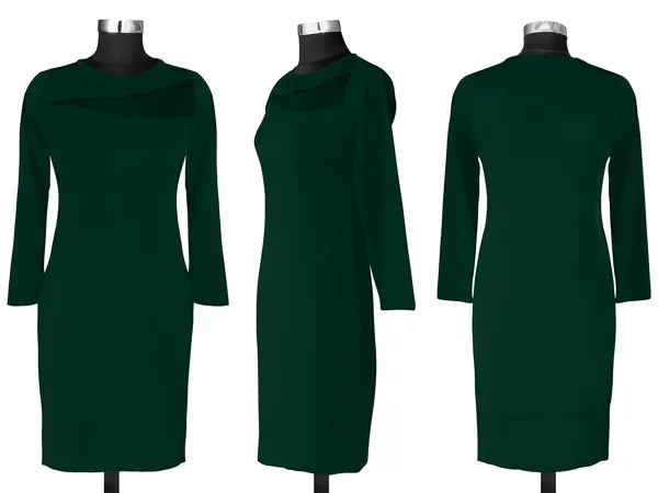 Maroon__Stretchable_Knitting_Dress_for_Women