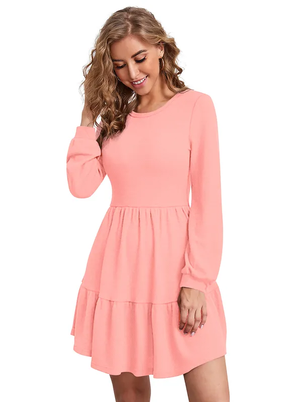 Green__Stretchable_Knitting_Dress_for_Women