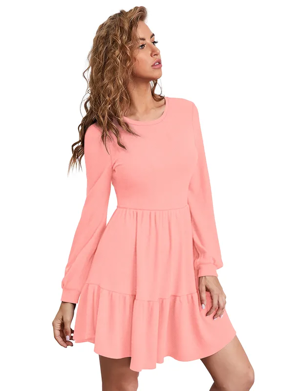 Green__Stretchable_Knitting_Dress_for_Women