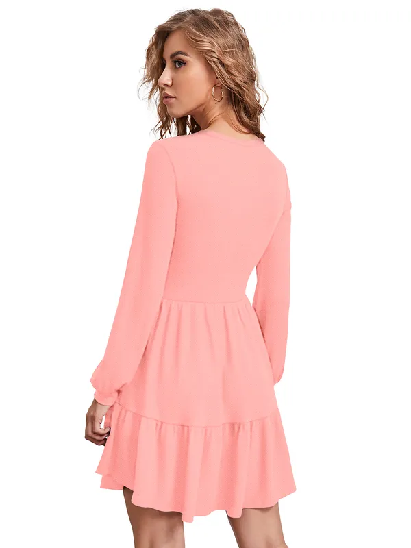 Green__Stretchable_Knitting_Dress_for_Women
