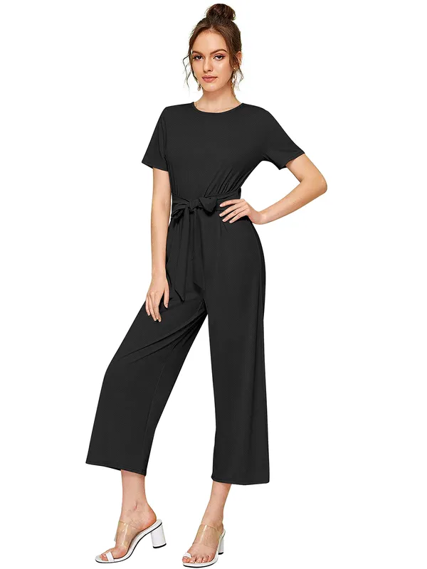 Black__Stretchable_Knitting_Jumpsuit_for_Women