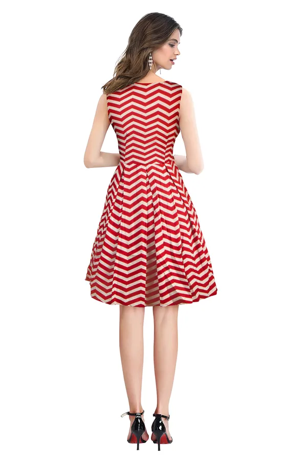 Zigzag_Red_Creap_Dress_for_Women